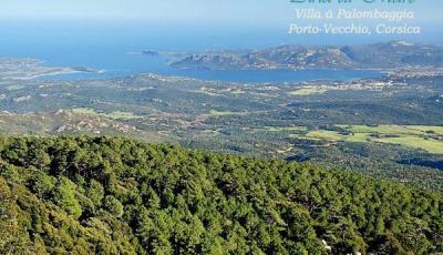 Vue depuis le village de l'Ospedale à Porto-Vecchio