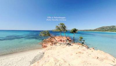 Vue depuis la plage de Palombaggia